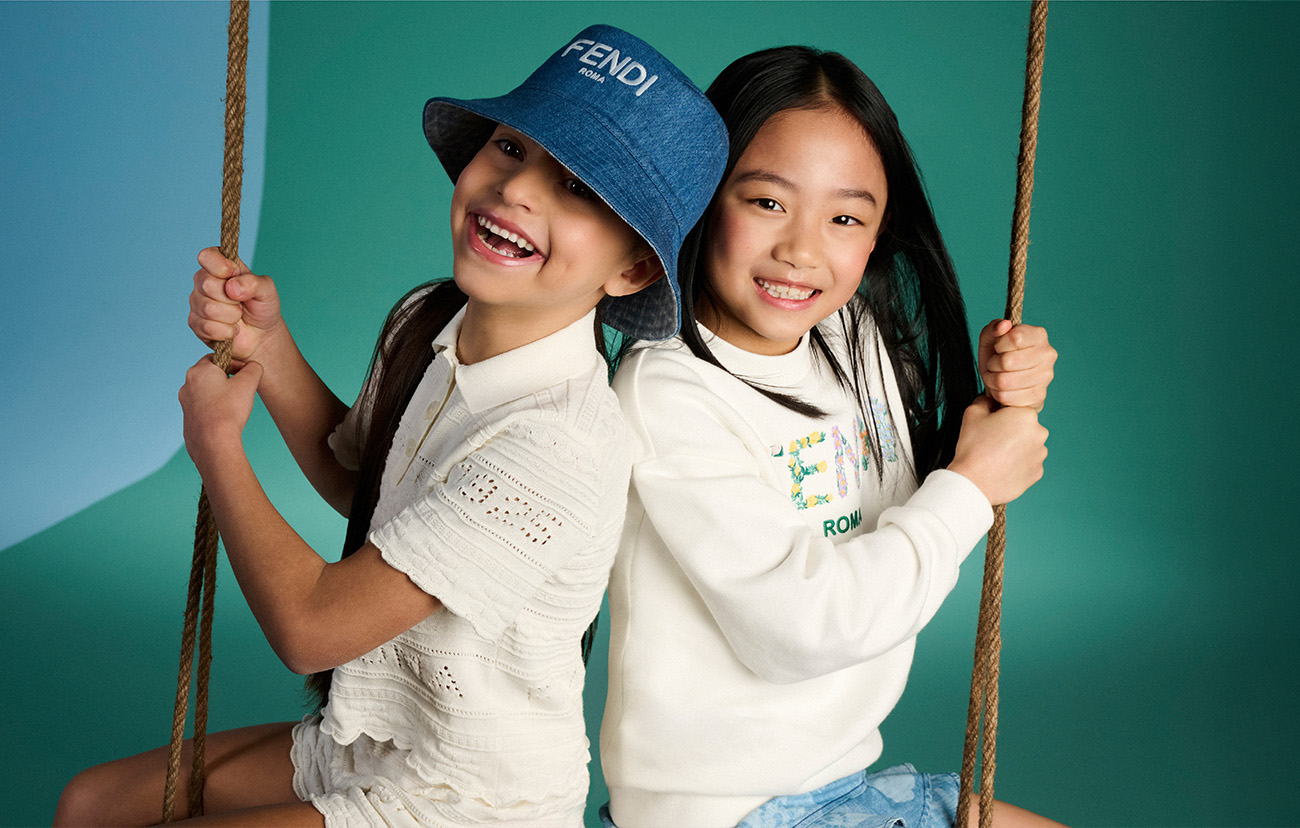 FENDI kidsロングTシャツ フェンディ FENDI FENDI KIDS Tシャツ JUI183 7AJ 長袖