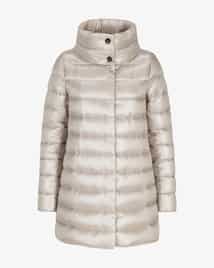 【送料&関税込】Herno Womans Amelia Taupe Colored Nylon Down Herno Women's Amelia Down Coat | $695.00 | Saint Bernard