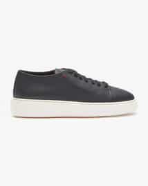 スニーカー Santoni FUZZ SNEAKERS Santoni Fuzz Sneaker Beige Leather