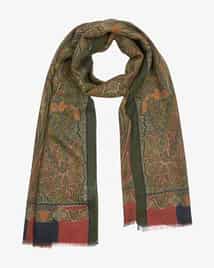 【関税&送料込】Etro Scarf With Print ETRO エトロ スカーフ シルク マルチカラー Scarf Multi Silk