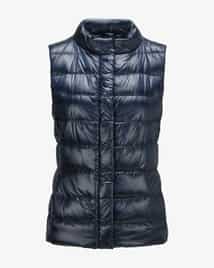 【23AW NEW】 HERNO_women / Globe ナイロン ダウンベスト /Grey Herno Giulia down vest | LODENFREY