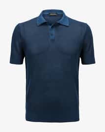 Tシャツ・カットソー ROBERTO COLLINA Knitted T-shirt Blue ROBERTO COLLINA / コットン クルーネック ニット（Tシャツ
