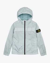 STONE  JUNIOR フード付きジャケット ライトブルー Stone Island Junior Jacket | LODENFREY