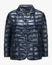 【関税＆送料込み】Herno Biker Down Jacket Herno Double Layer Down Jacket | Blue | FARFETCH
