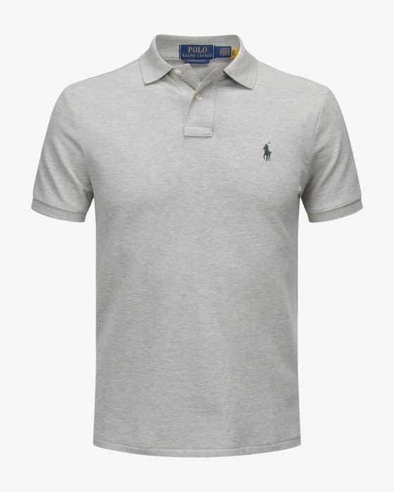 ポロ ラルフ ローレン　CUSTOM SLIM FIT POLO カスタム スリム フィット ストレッチ メッシュ ポロシャツ