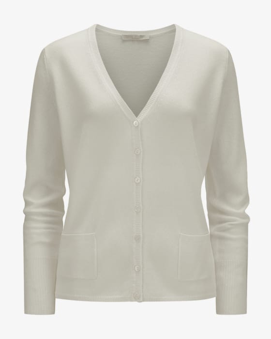 Cashmere-Strickjacke