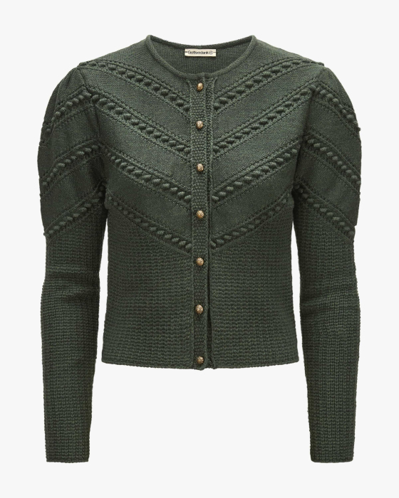 Trachten-Strickjacke Ophelia aus Merinowolle