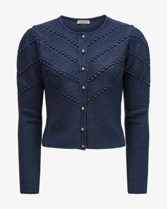 Ophelia traditional costume cardigan made from merino wool