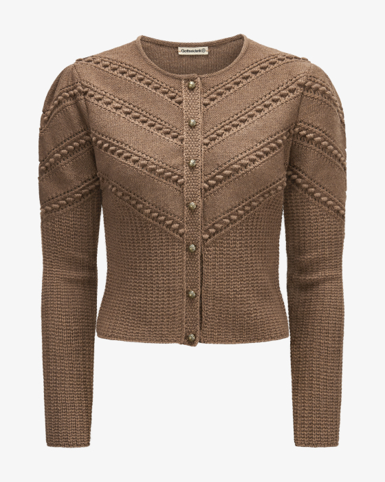 Ophelia traditional costume cardigan made from merino wool