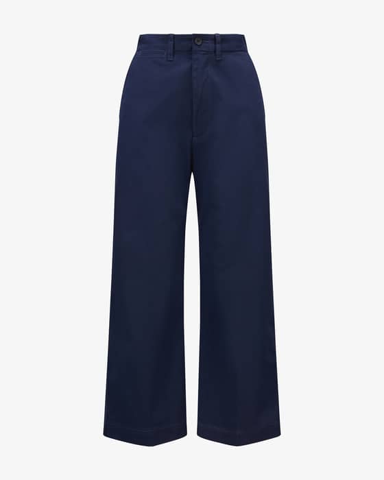 7/8-Hose aus Baumwoll-Mix