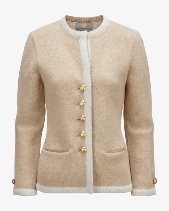 Trachten-Strickjacke aus Wolle 