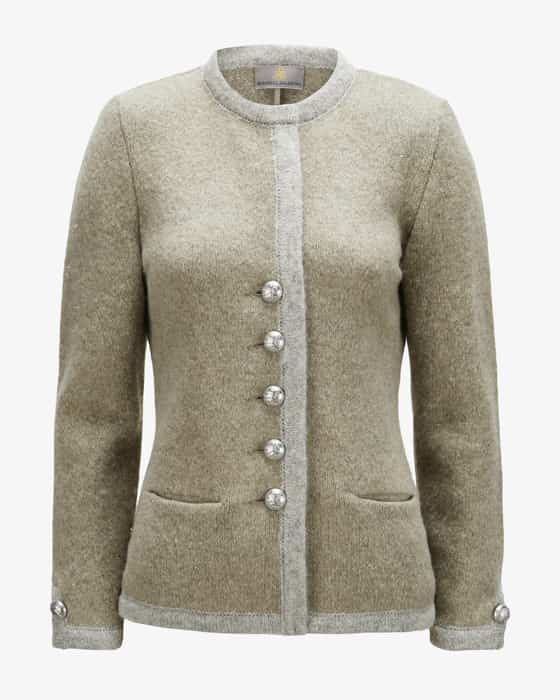 Traditional wool cardigan 