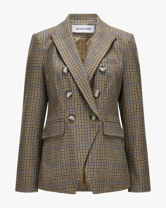 Miller Dickey Doppelreiher-Blazer aus Baumwoll-Mix