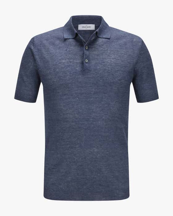 Leinen-Poloshirt