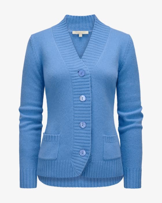 Cashmere-Strickjacke