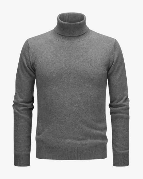 Cashmere turtleneck sweater