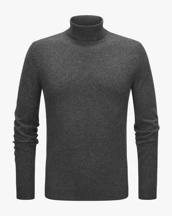 Cashmere turtleneck sweater
