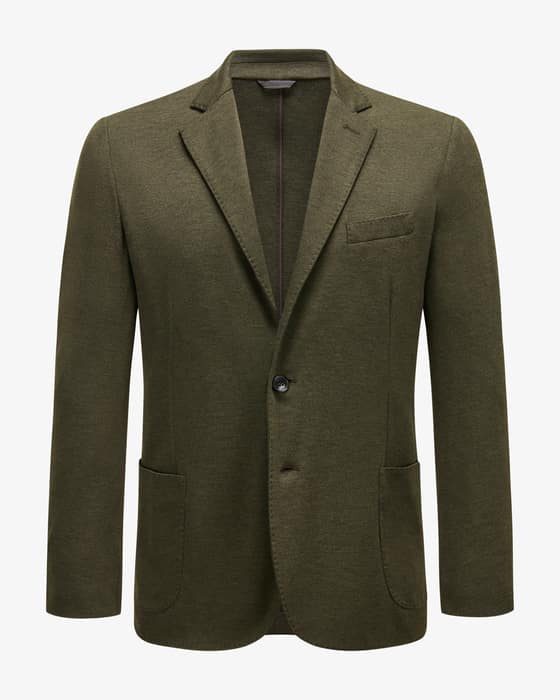 Jerseysakko aus Cashmere und Seide