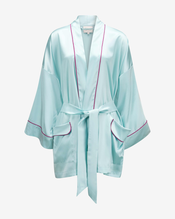 Jade Seiden-Kimono 