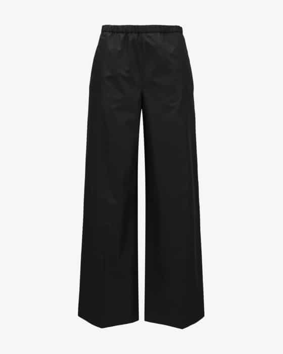 パンツ MONCLER Women Straight Pants J20982A00003 597FA 999 BLACK Black Jogging Trousers - Trousers & Shorts for Women