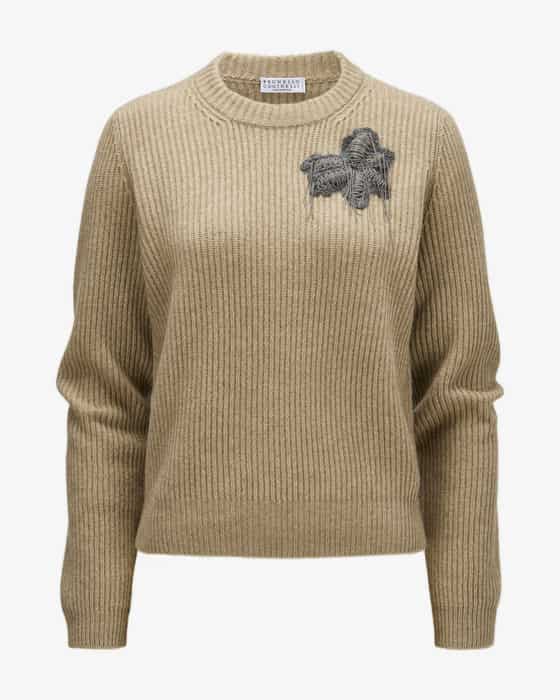 Pull Cachemire Brunello Cucinelli à Capuche Lourd - Taille S, Bleu