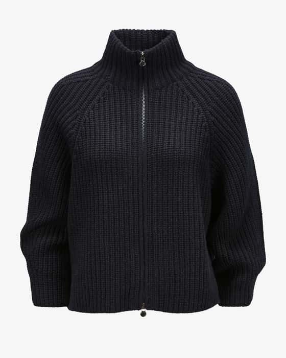 Fallou Zip cashmere cardigan 