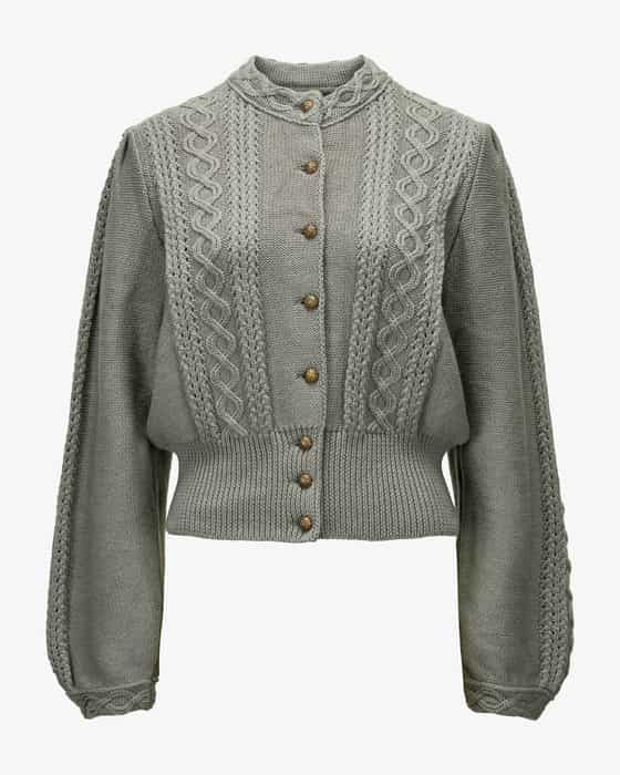 Trachten-Strickjacke Lea aus Merinowolle