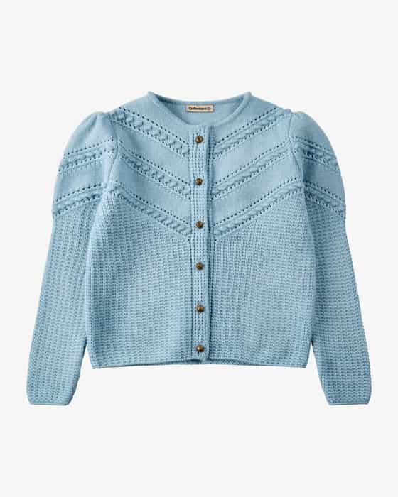 Trachten-Strickjacke Olivia aus Merinowolle