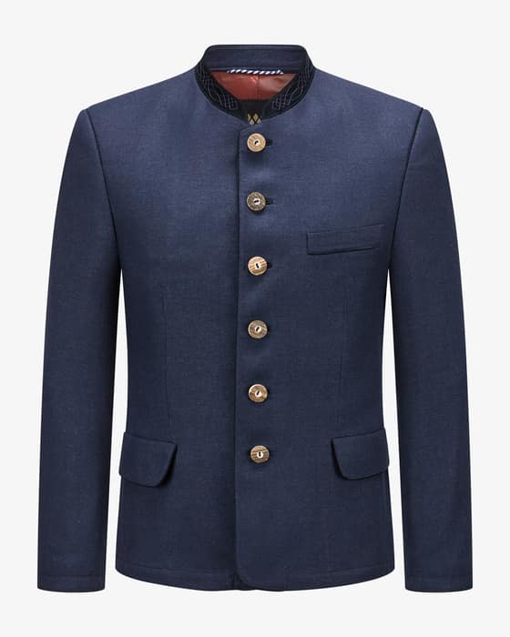 Schorsch Hackl Laufen traditional jacket in wool mix at LODENFREY