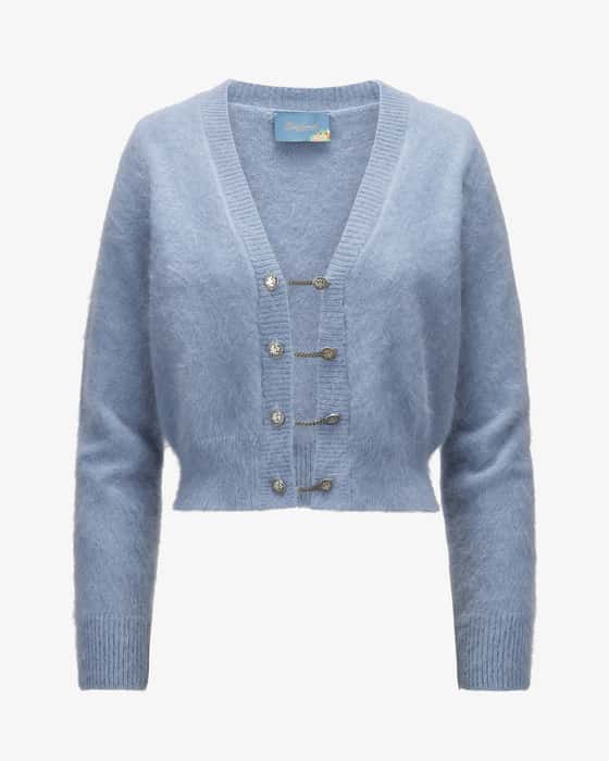 Trachten-Strickjacke aus Merinowolle