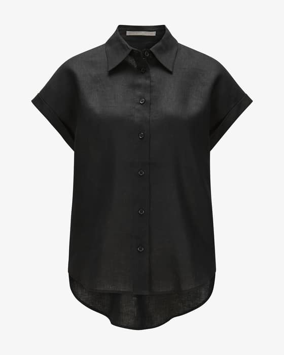 (The Mercer) N.Y. Linen blouse shirt at LODENFREY