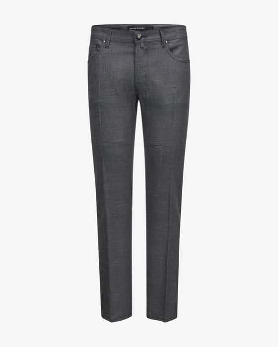 Bard Hose aus Schurwolle-Leinen-Mix Slim Fit 