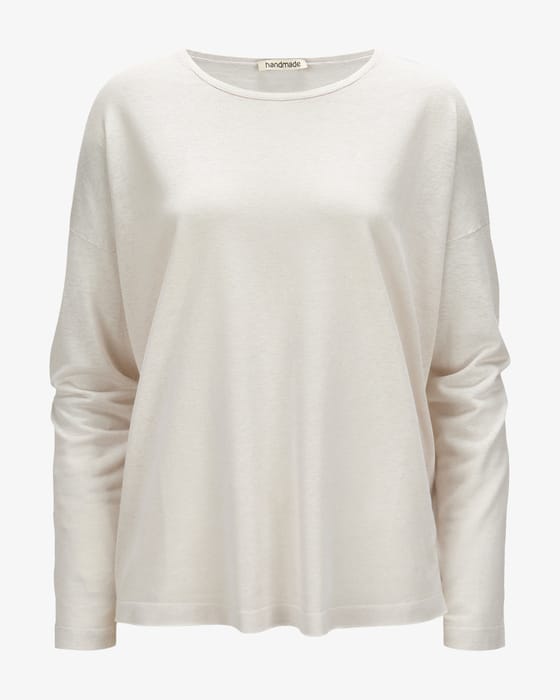 Seide-Leinen-Pullover