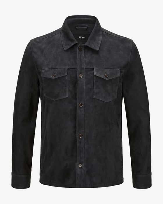 Dex Leder-Shirtjacket