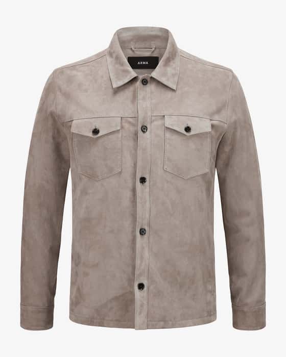 Dex Leder-Shirtjacket