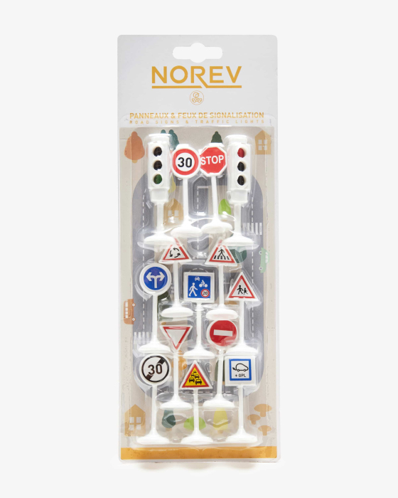 Verkehrsschilder und Ampeln 