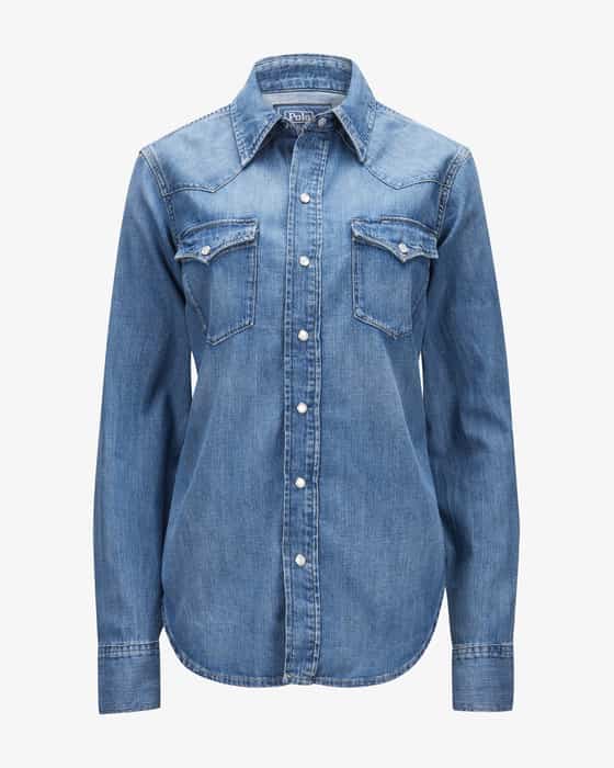 Jeansbluse