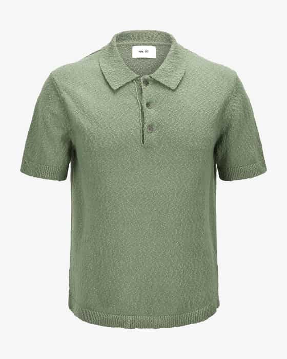 Strick-Poloshirt Randy aus Baumwolle