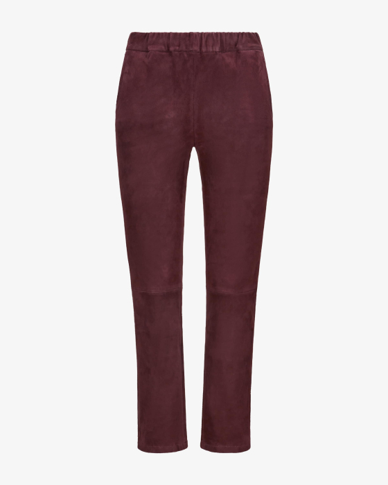 Kamilla Stretch Hose aus Lammleder