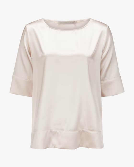 Seiden-Blusenshirt