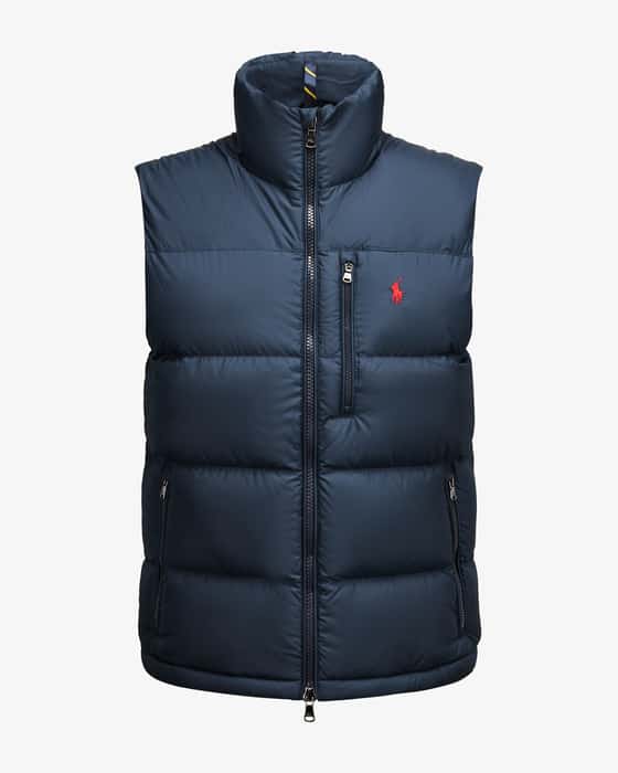 ジャケット・アウター polo ralph lauren down vest L navy Packable Down Vest