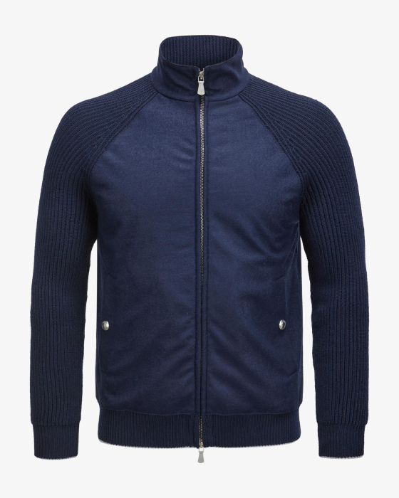 Hybrid-Strick-Blouson 