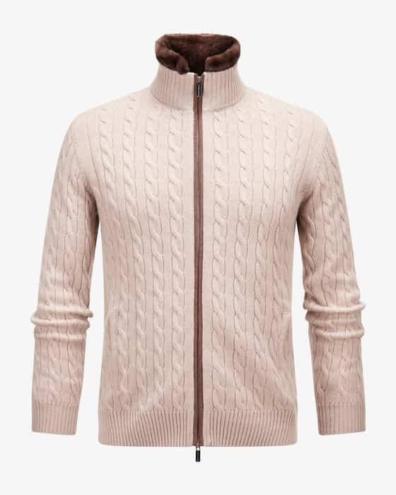 St. Moritz Cashmere-Strickjacke 