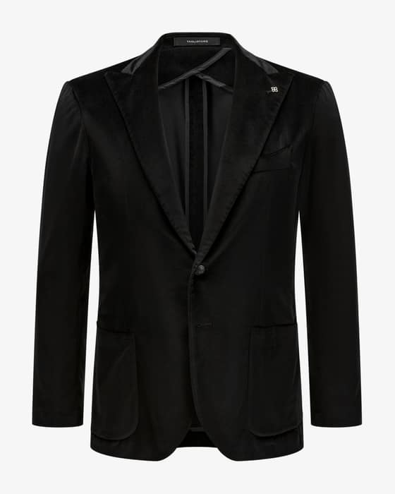 Samt-Sakko aus Baumwolle