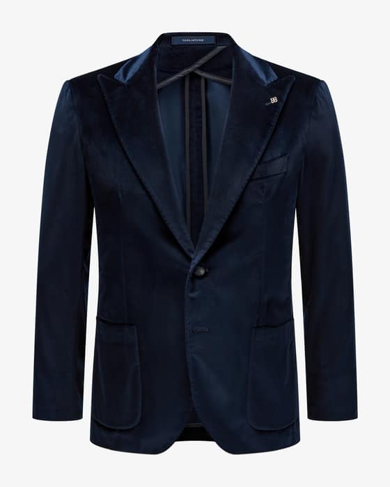 Samt-Sakko aus Baumwolle