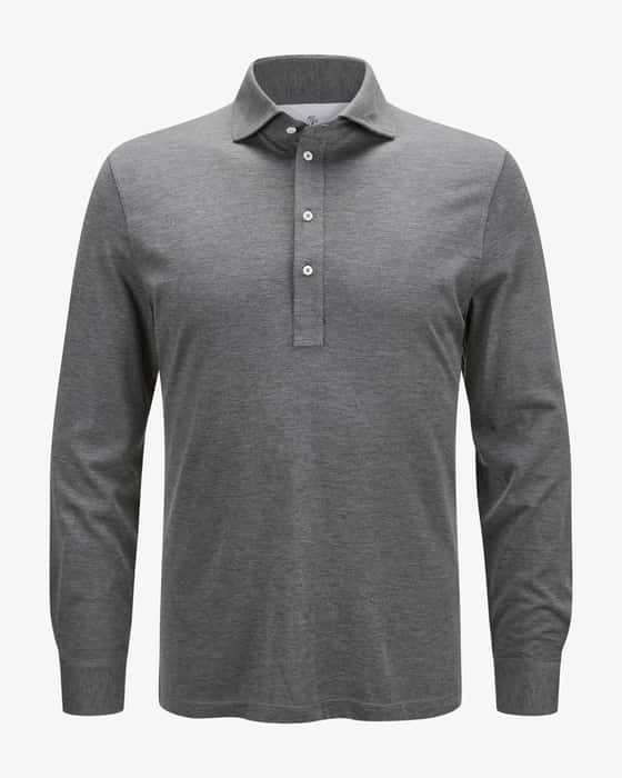 Langarm-Polo