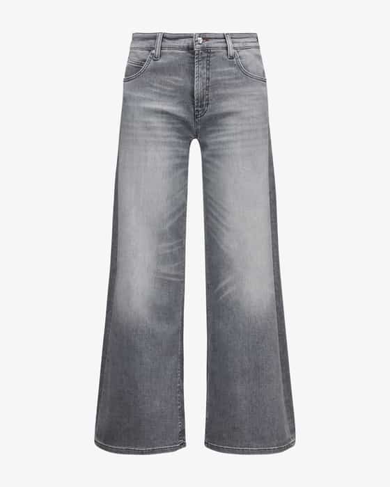 Palazzo Cropped Jeans 