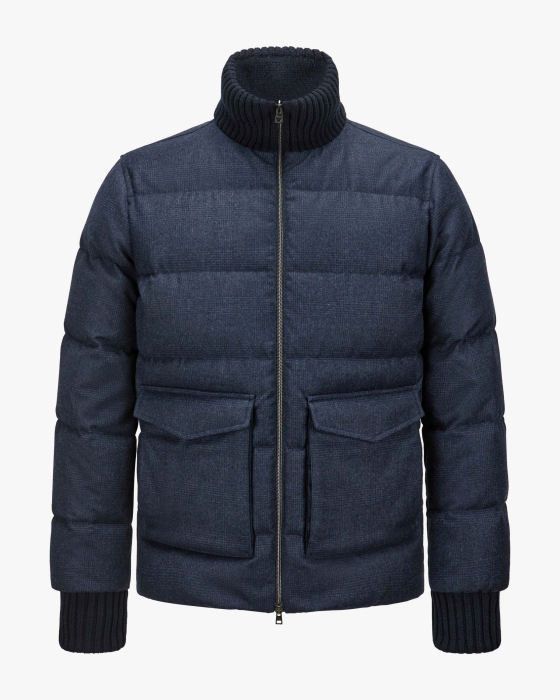 Woll-Cashmere-Steppjacke