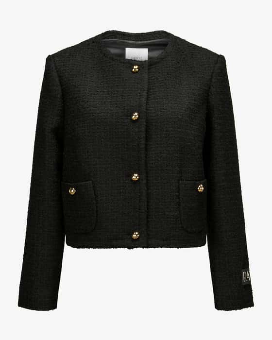 No Collar Boxy Blazer 