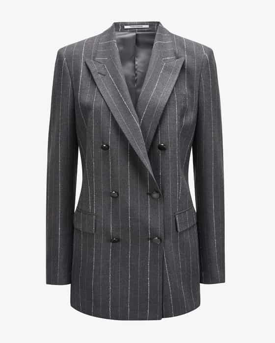 Jasmine Doppelreiher-Blazer aus Schurwoll-Mix